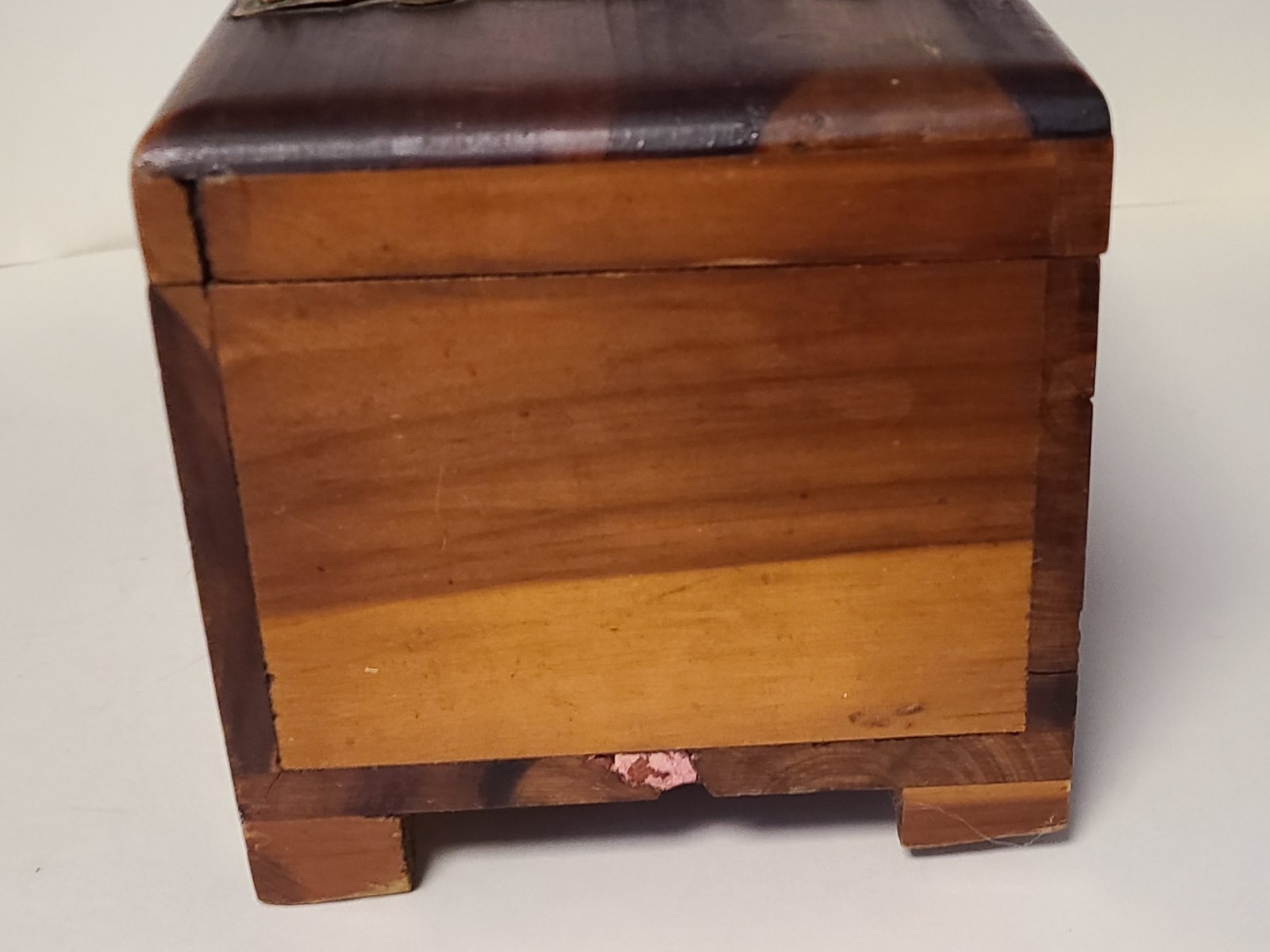 Rare Little Leather Library Complete 30 HOLY BIBLE Original Cedar Box A8
