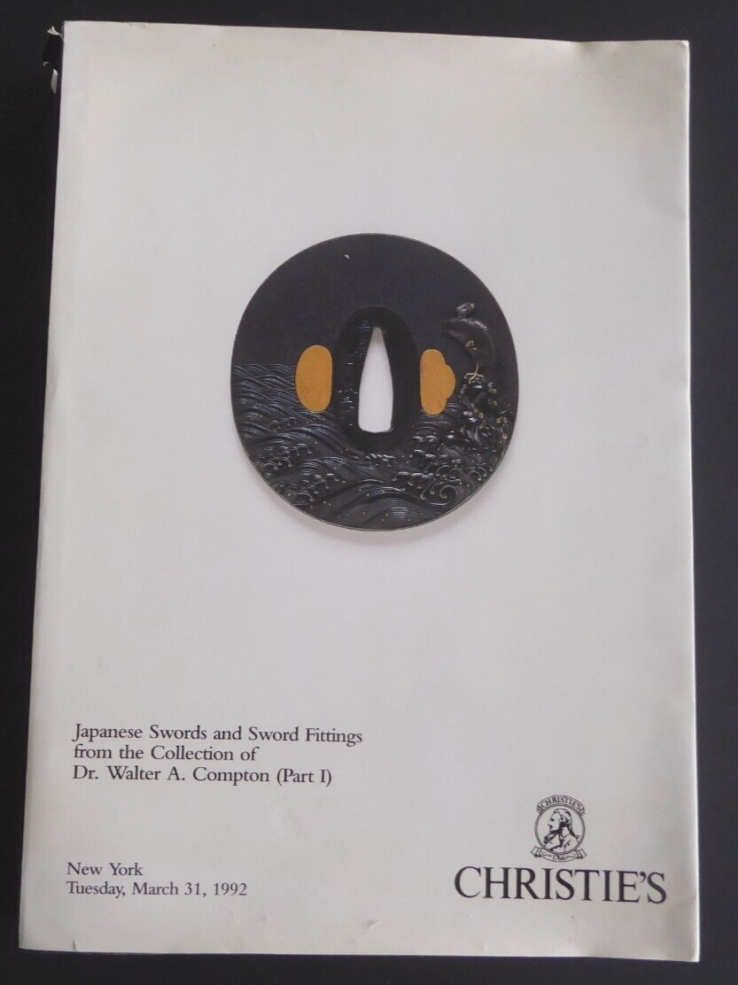 1992 Christie’s Catalogue Japanese Swords & Fittings Compton Part 1, 428 pages
