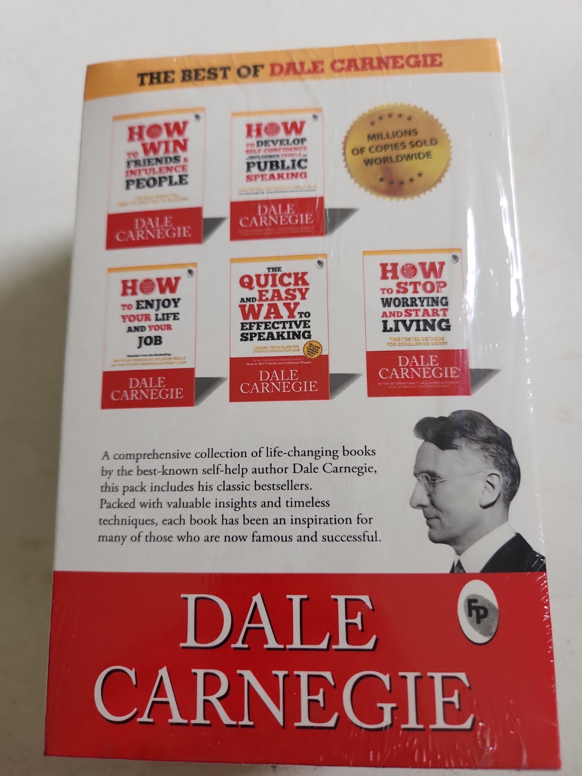 The Best of Dale Carnegie (Set of 5 Books) – Paperback, by Dale Carnegie – New h