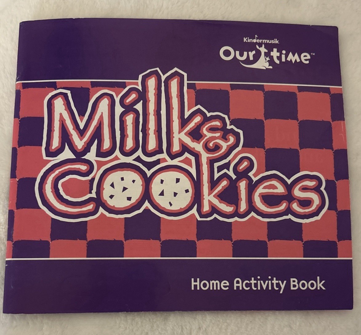 Kindermusic Home Activity Book MILK & COOKIES Preowned