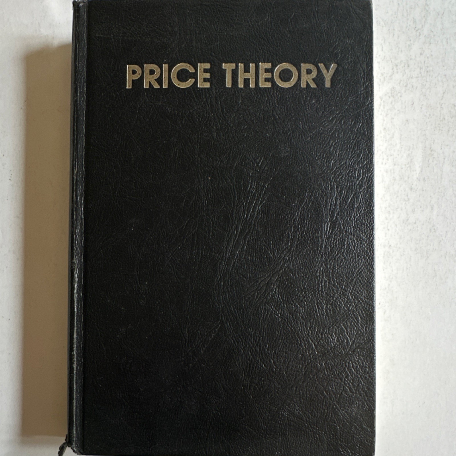 Price Theory Milton Friedman 1976 FirstEdition Hardcover NO DJ Chicago Economics