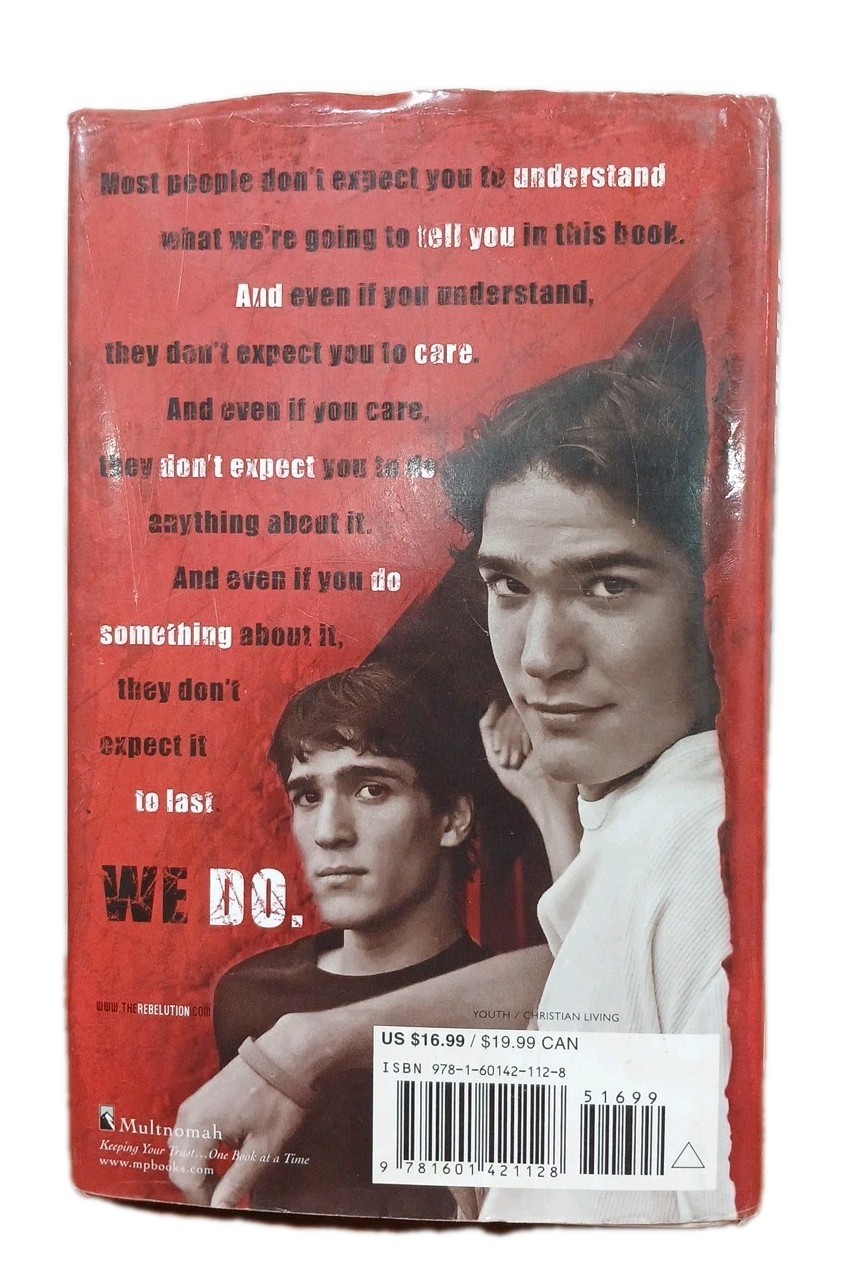 Alex AND Brett Harris SIGNED Do Hard Things Teenage Rebellion 2008 1st Ed. w/GOA