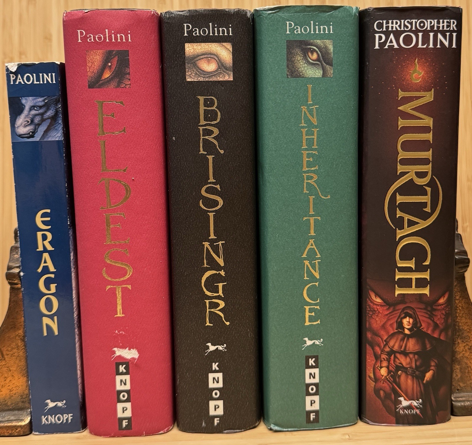 Complete Set INHERITANCE CYCLE Series #1-5 Christopher Paolini Mixed Some 1st Ed