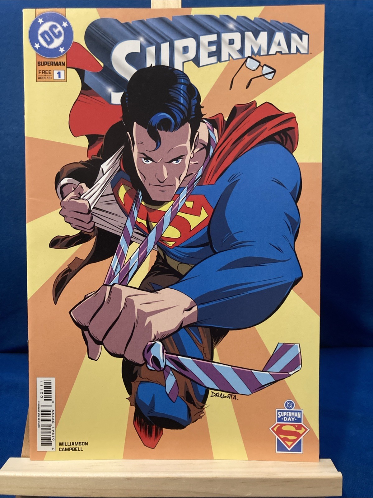 Superman #1 (2026) | Superman Day Edition | DC Comics | Dragotta Cover