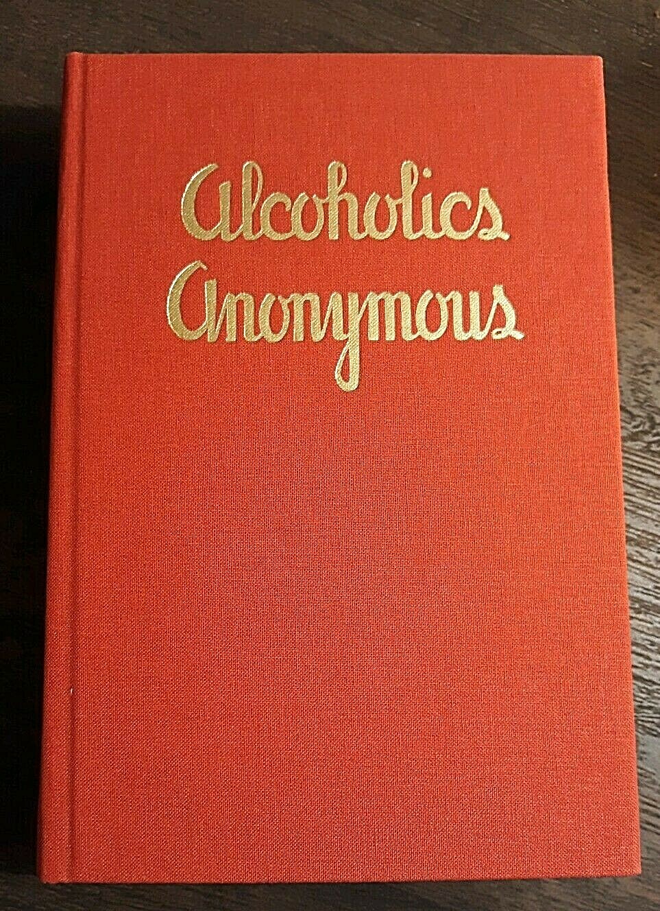 AA ALCOHOLICS ANONYMOUS LTD EDITION Pathway to a Cure BIG BOOK Cover NUMBERED