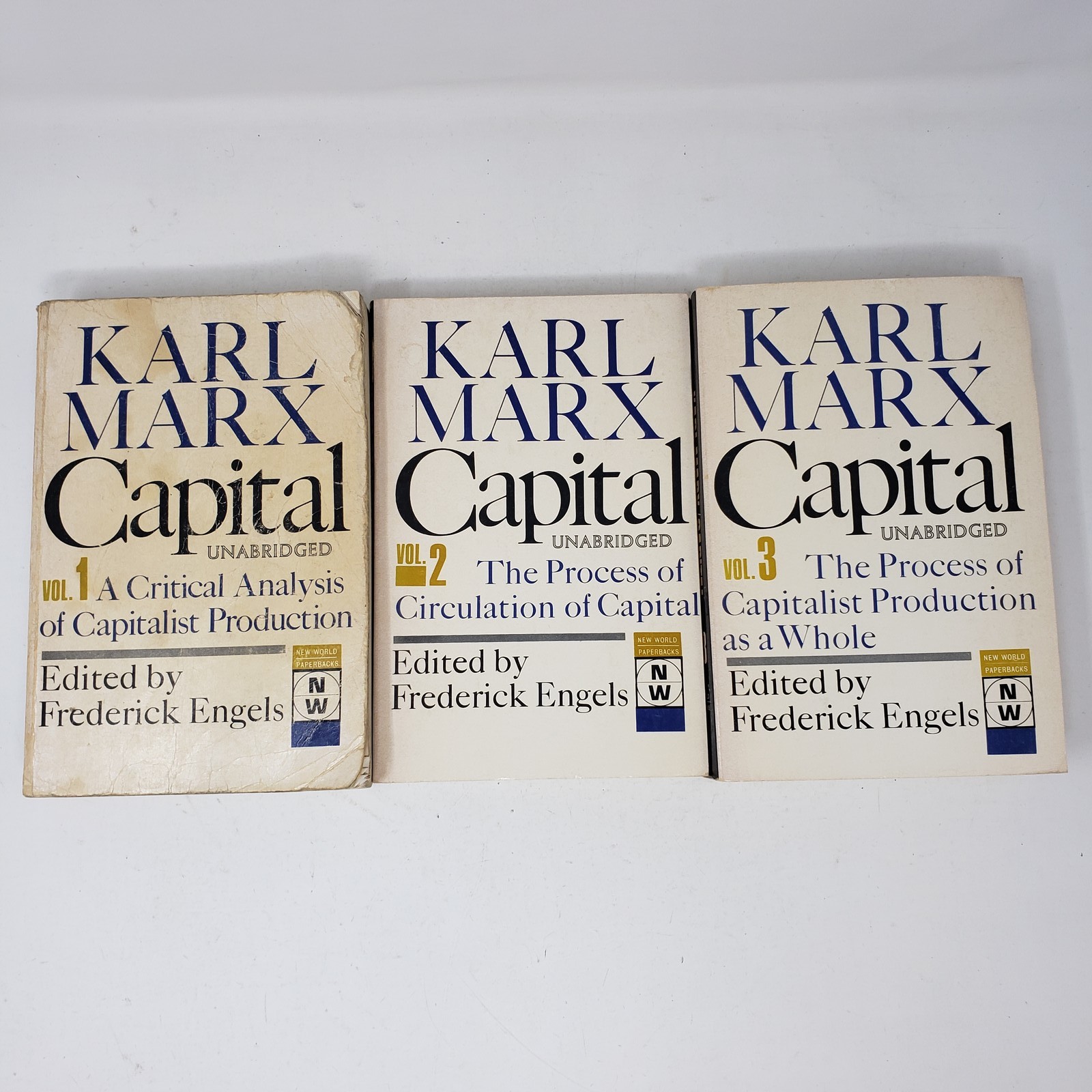 Karl Marx Capital 3 Volume Set Unabridged Paperback International Publishers