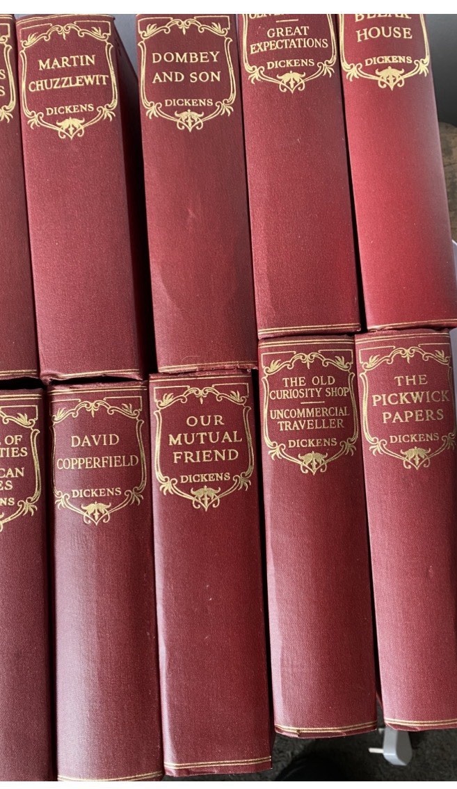Charles Dickens 16 Set Complete Collection 1930s Odhams Press Excellent Condtion