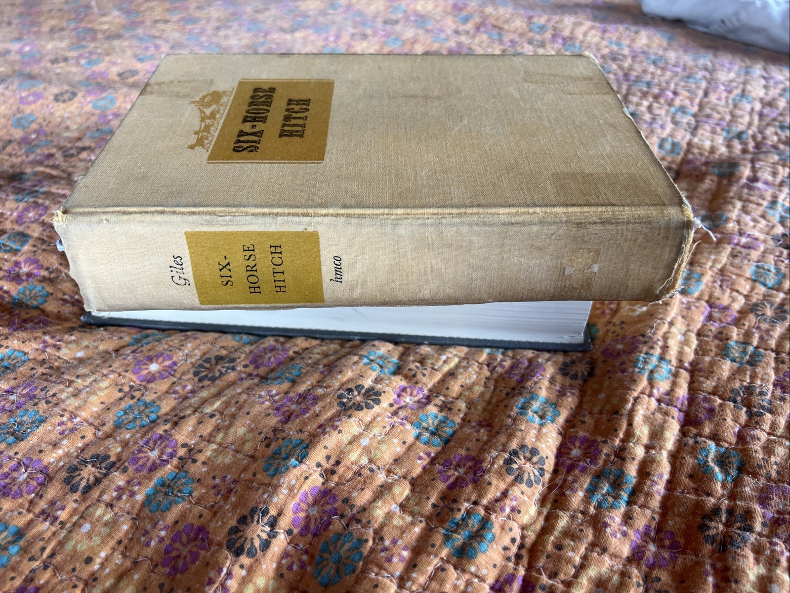 Six-Horse Hitch Janice Holt Giles 1969 First Printing HC Ex-Lib See Desc & Pics