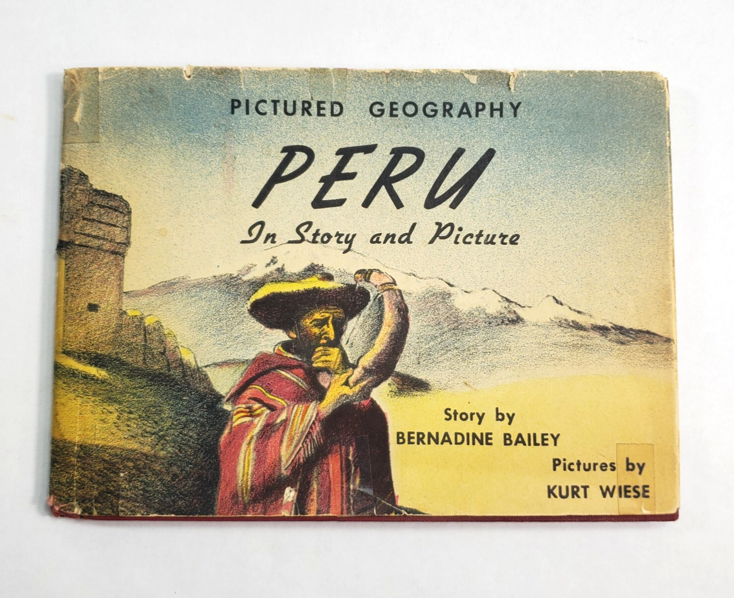 1942 Pictured Geography Peru In Story and Picture by Bernadine Bailey HCDJ
