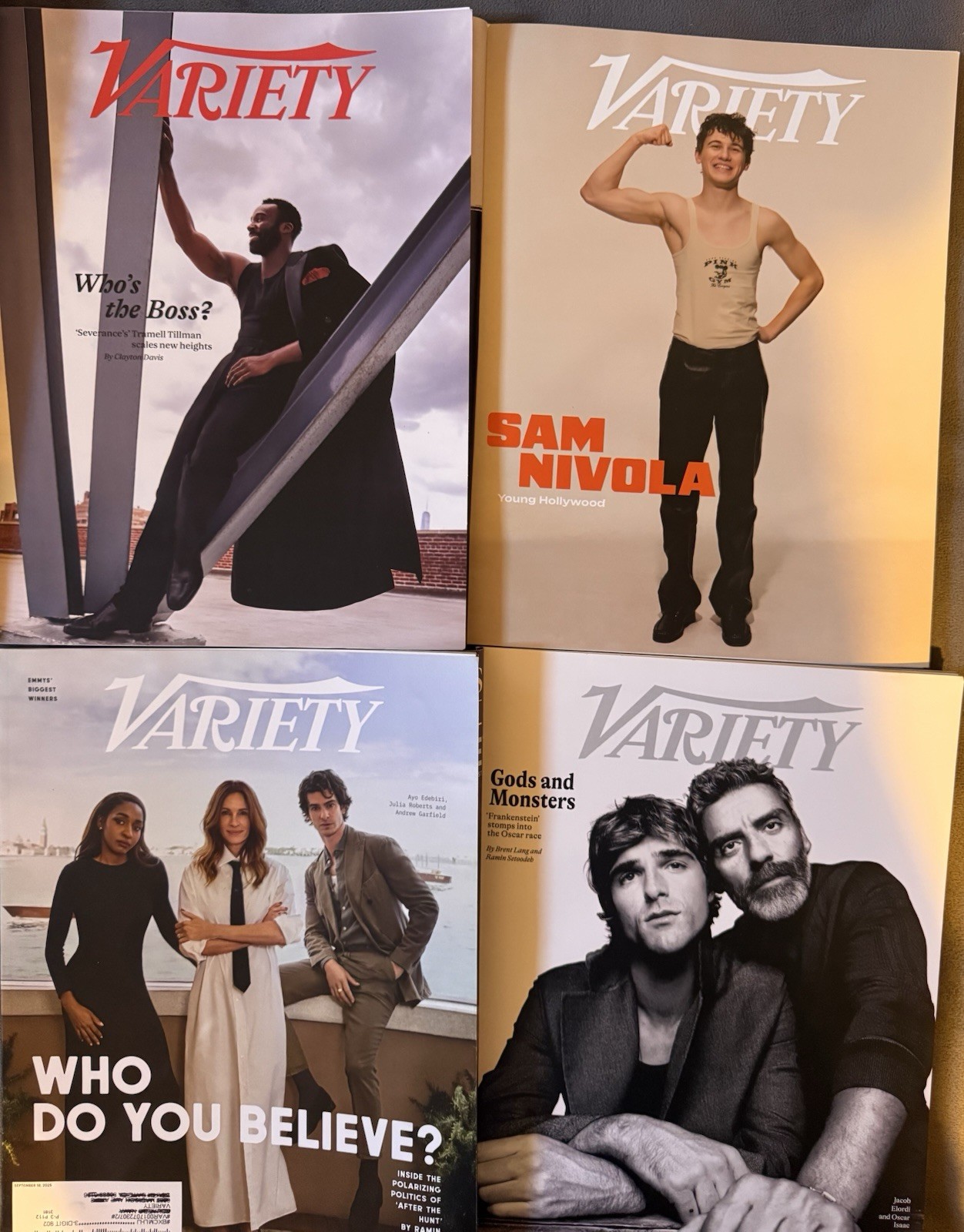 Variety Magazine (13 Issues) August, September, October 2025