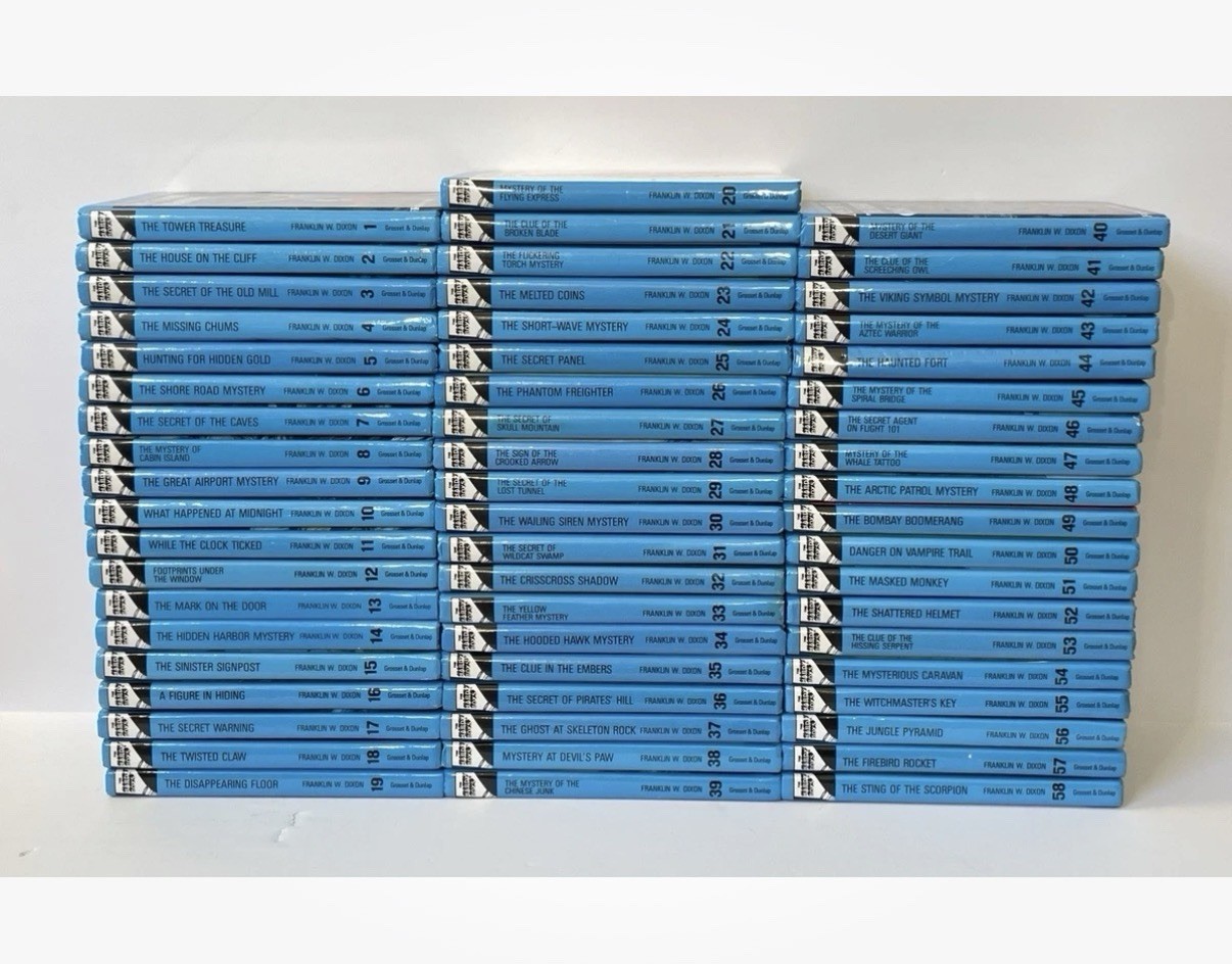 Complete Series Set THE HARDY BOYS 1-58 FRANKLIN DIXON Lot GLOSSY FLASHLIGHT HC