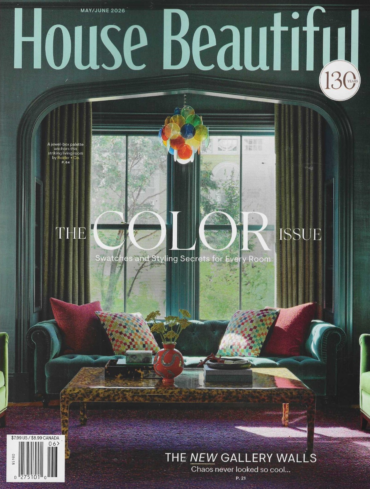 House Beautiful Magazine June 2026: The Color Issue