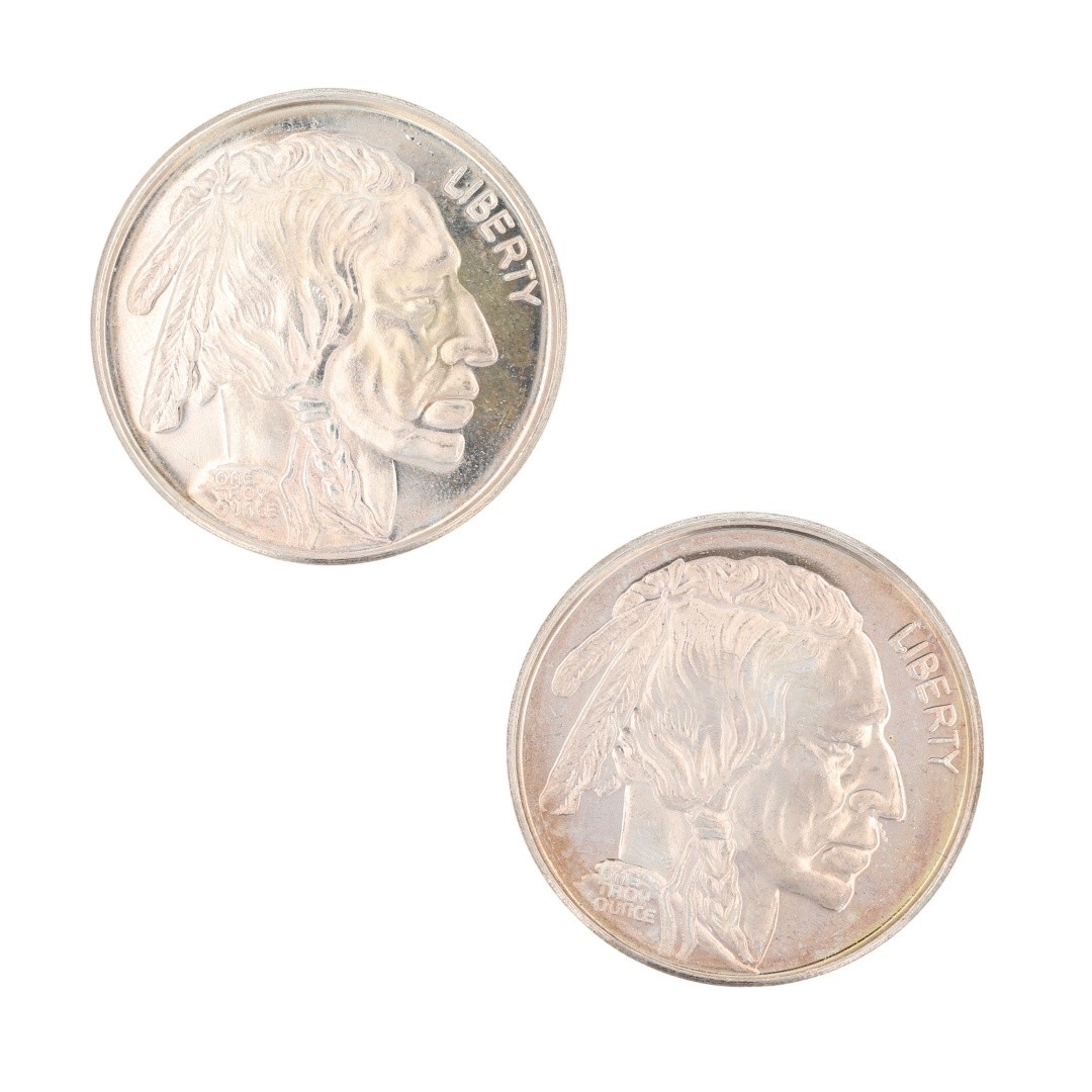 Assorted 1 oz .999 Fine Silver Rounds Variety Collection Set of 9 Rounds