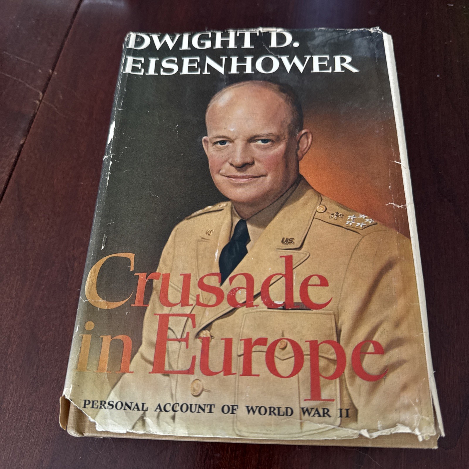 Vintage 1948 Crusade in Europe Dwight D Eisenhower First Edition w/ Dust Jacket