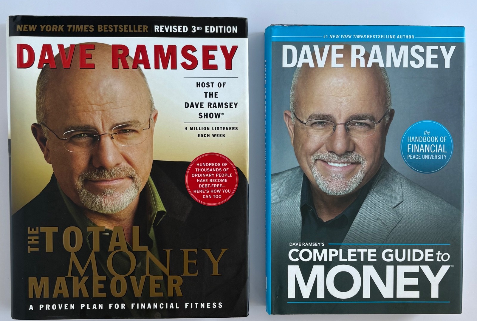 Dave Ramsey Money Book Lot Total Money Makeover Complete Guide Hardcover Set