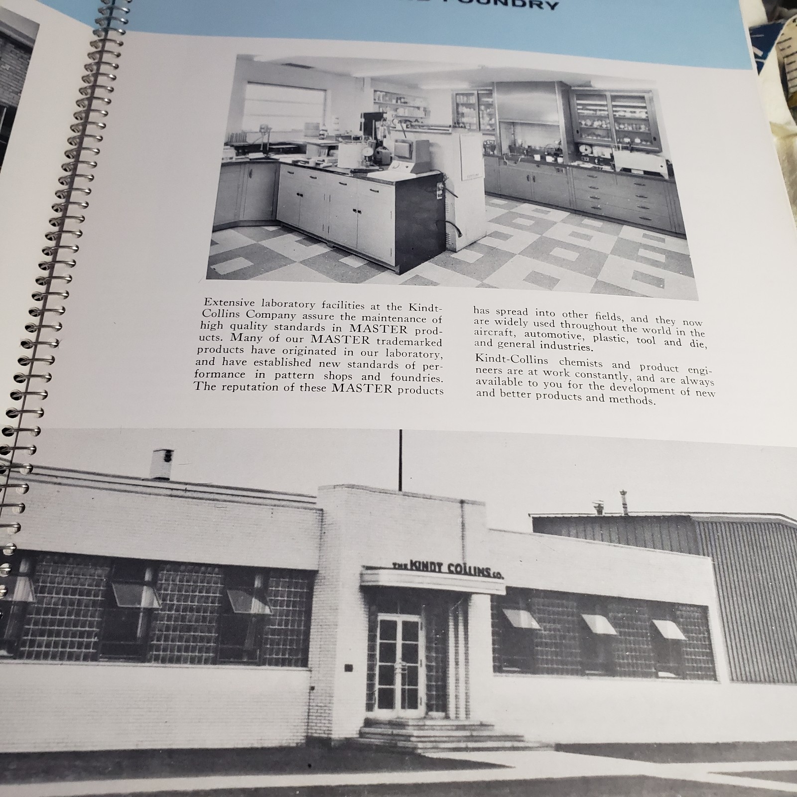 The Kindt Collins Co Catalog Pattern Shop Supplies Equipment Vintage 1960s?