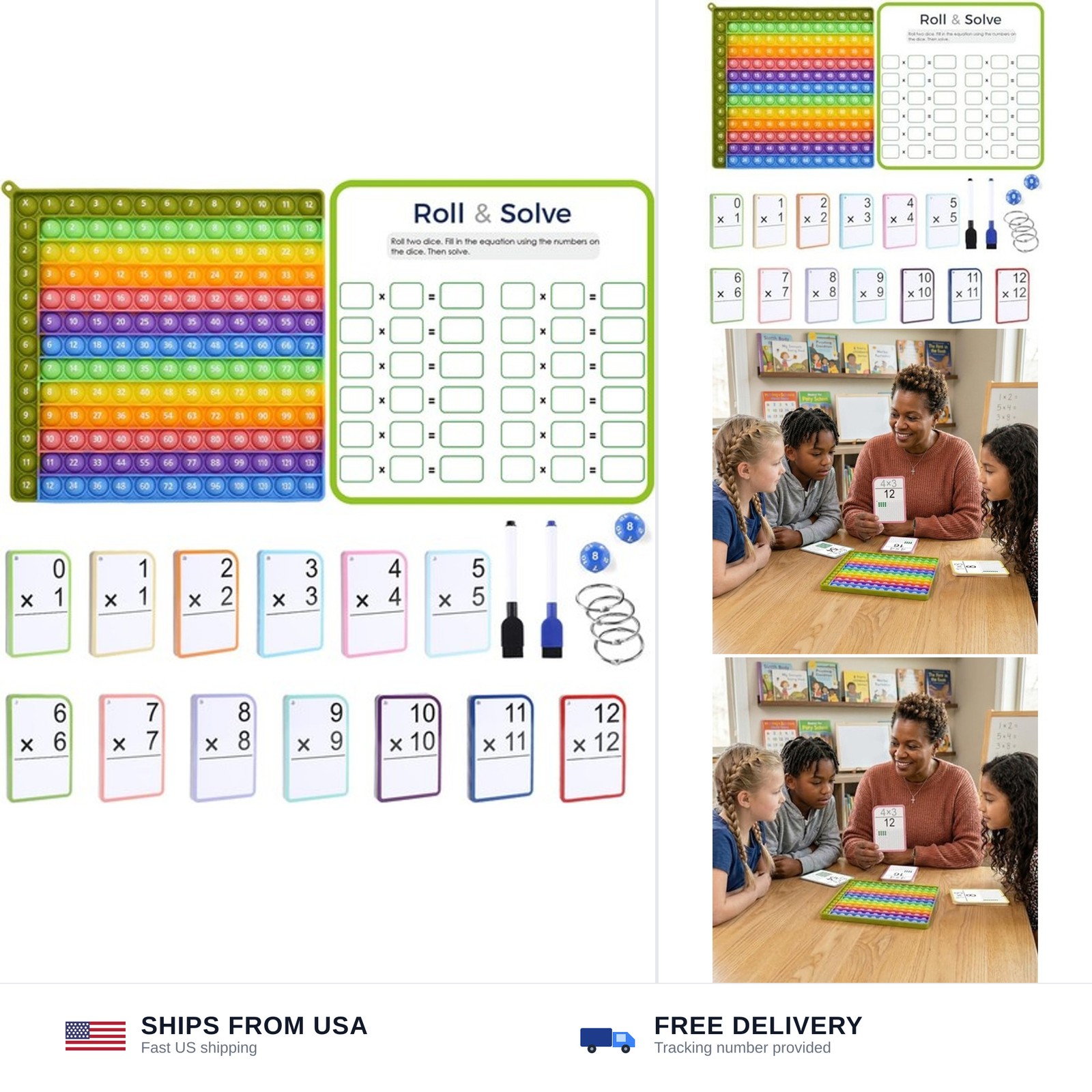 Multiplication Flash Cards 3rd Grade Math Flash Cards 2nd Grade
