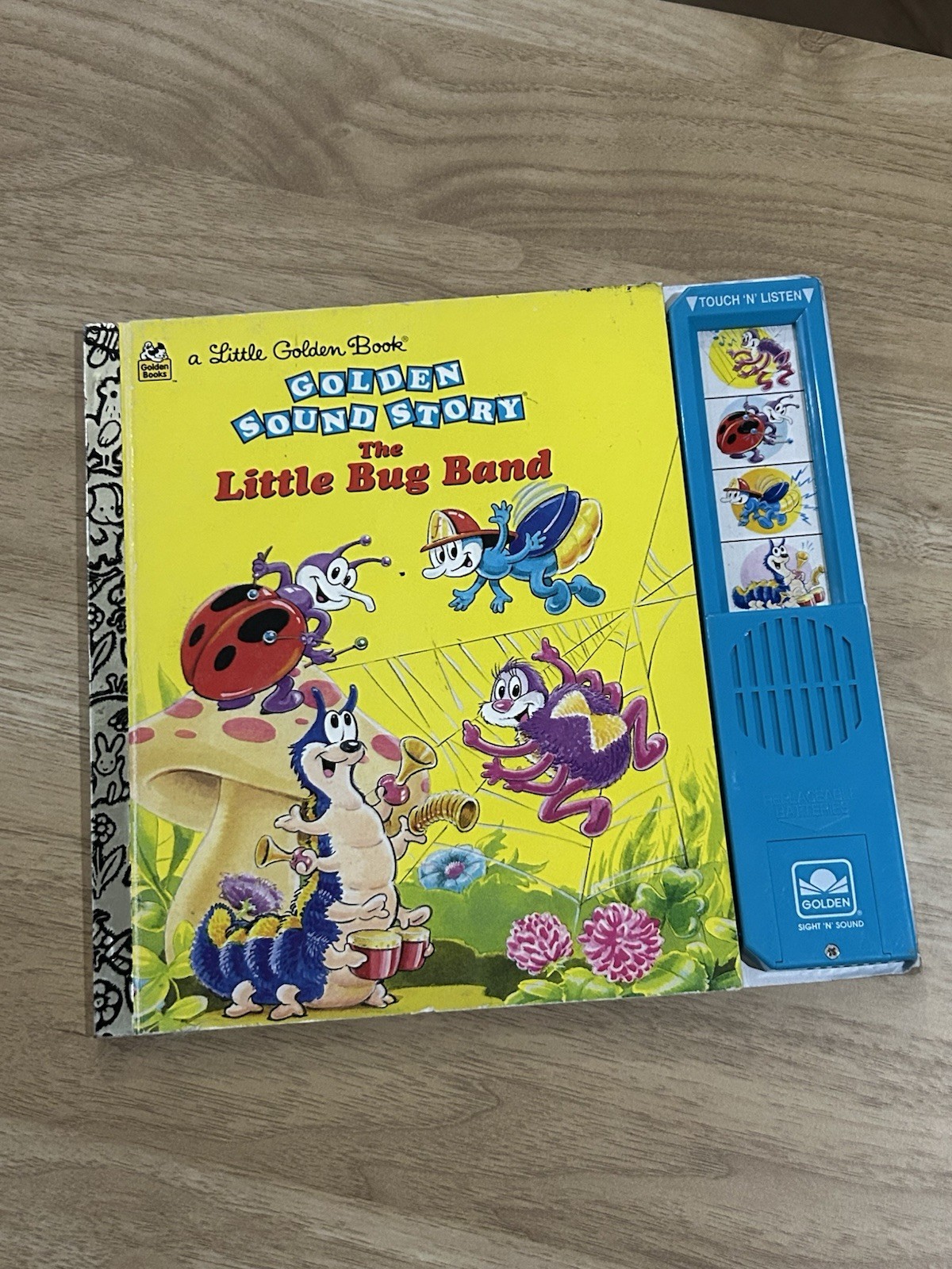 Vintage LITTLE BUG BAND LG SND (GOLDEN SOUND STORY) By Golden Books Hardcover