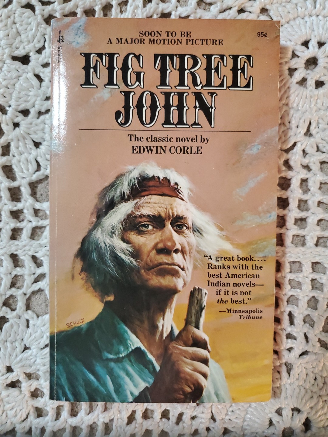 Fig Tree John The Classic Novel by Edwin Corle 1972 Pocket Books 3rd printing VG
