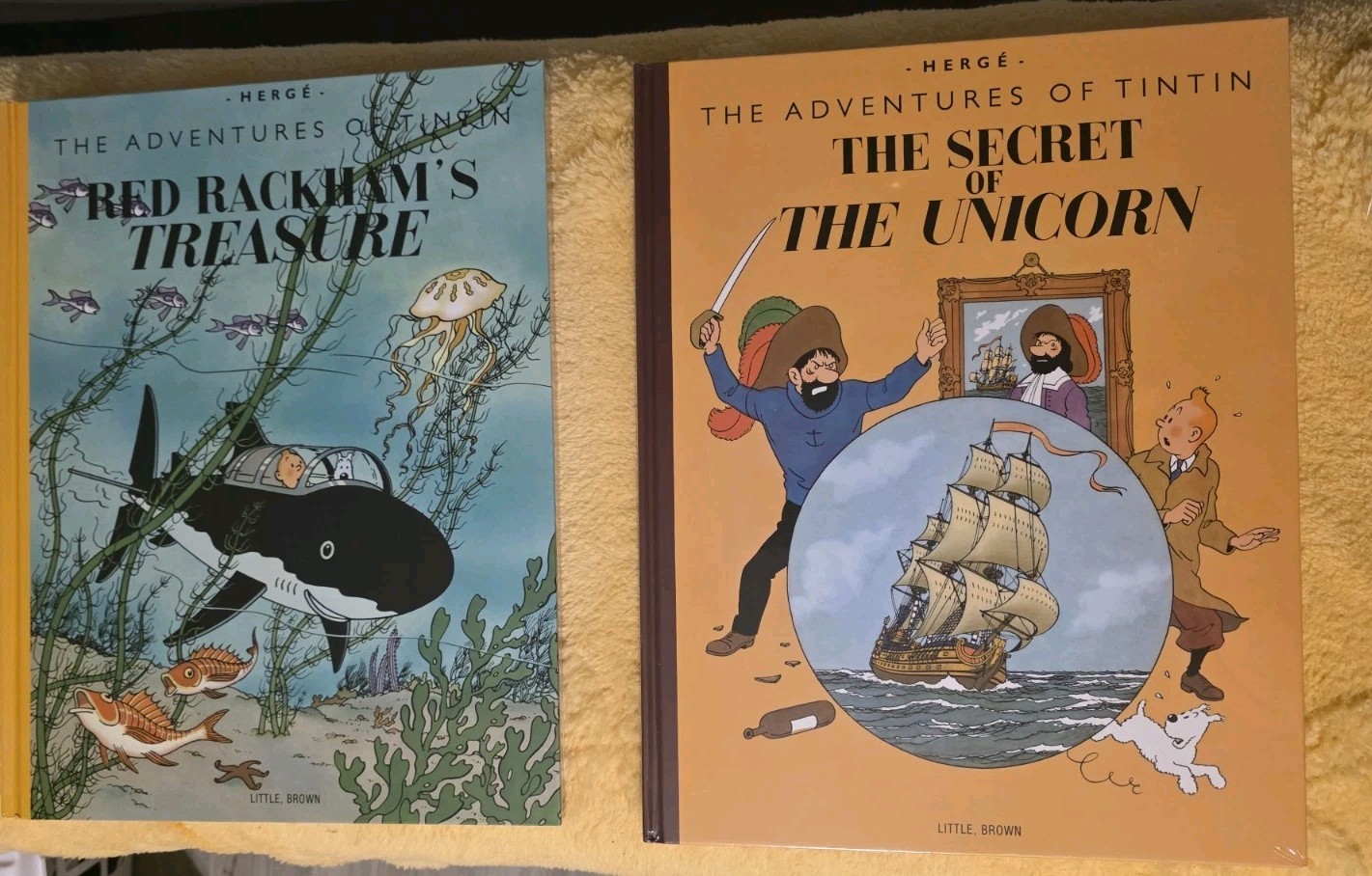 Tintin Giant Facsimile Edition Sealed Set Secret of the Unicorn Rackham Herge