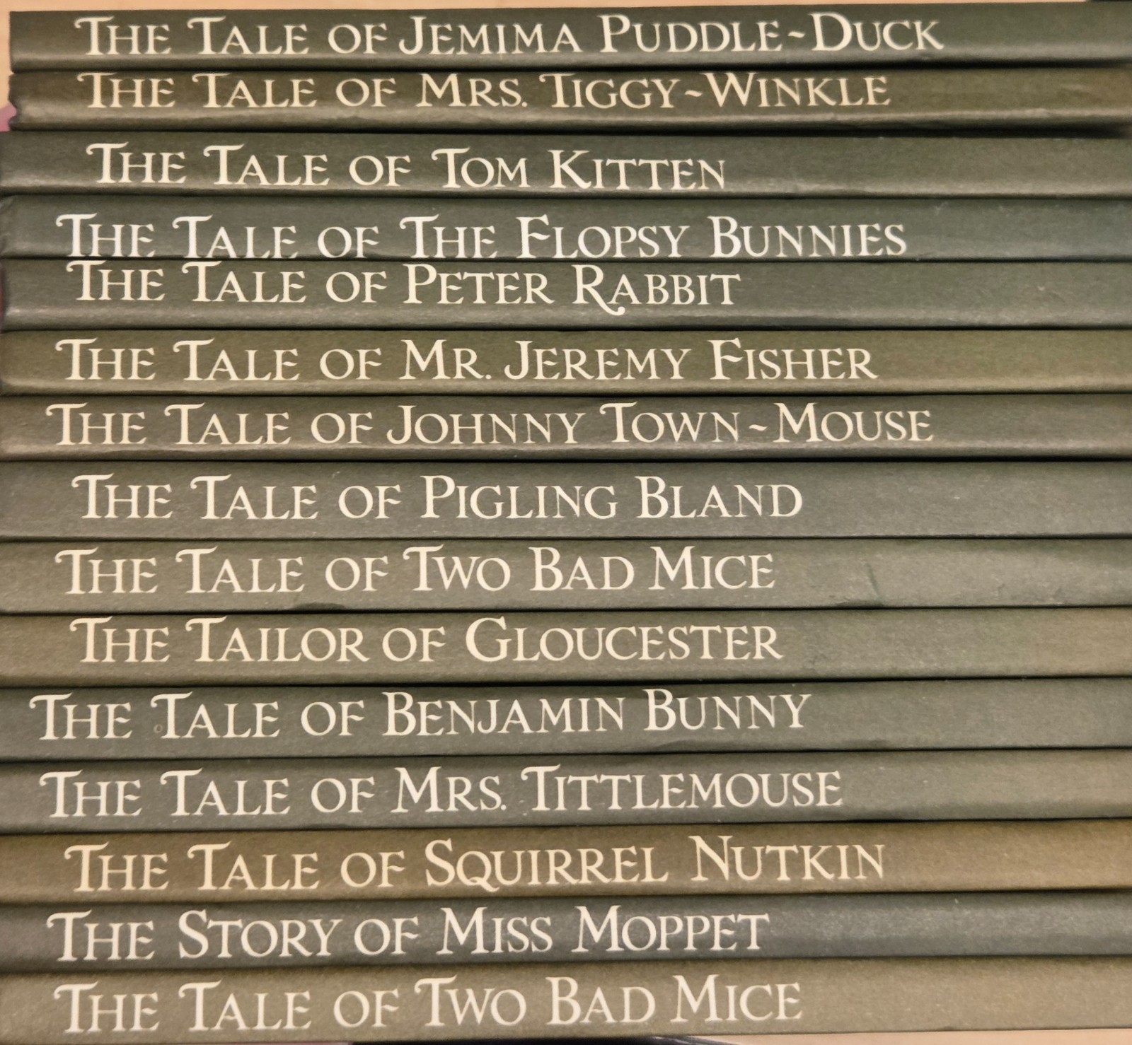 The Peter Rabbit Library by Beatrix Potter 15 Hardcover Book Set