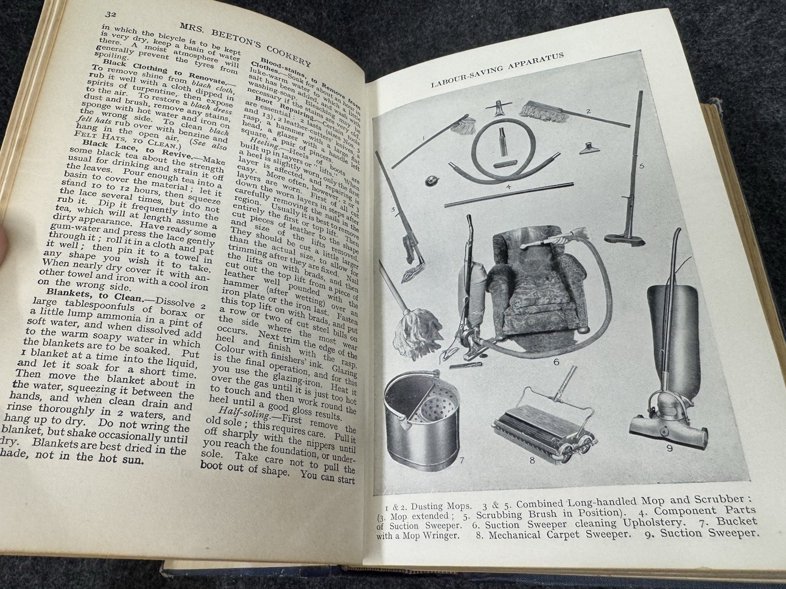 Mrs Beeton’s Family Cookery c1920s BIG Hardcover Cookbook Ward Lock & Co Ltd