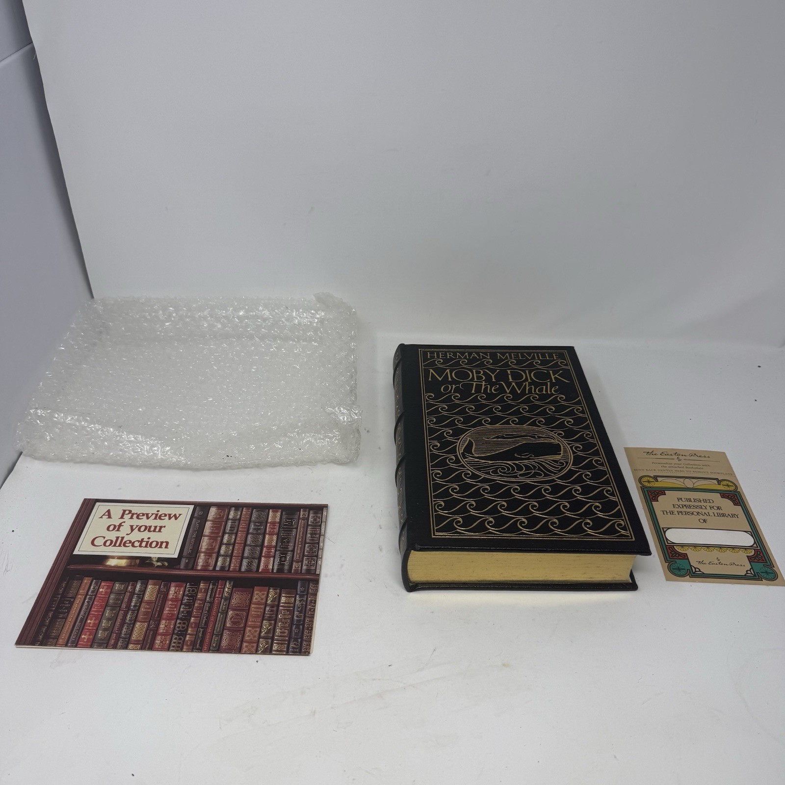 VTG 70s Moby Dick Easton Press Leather Collector’s Edition 100 Greatest Books