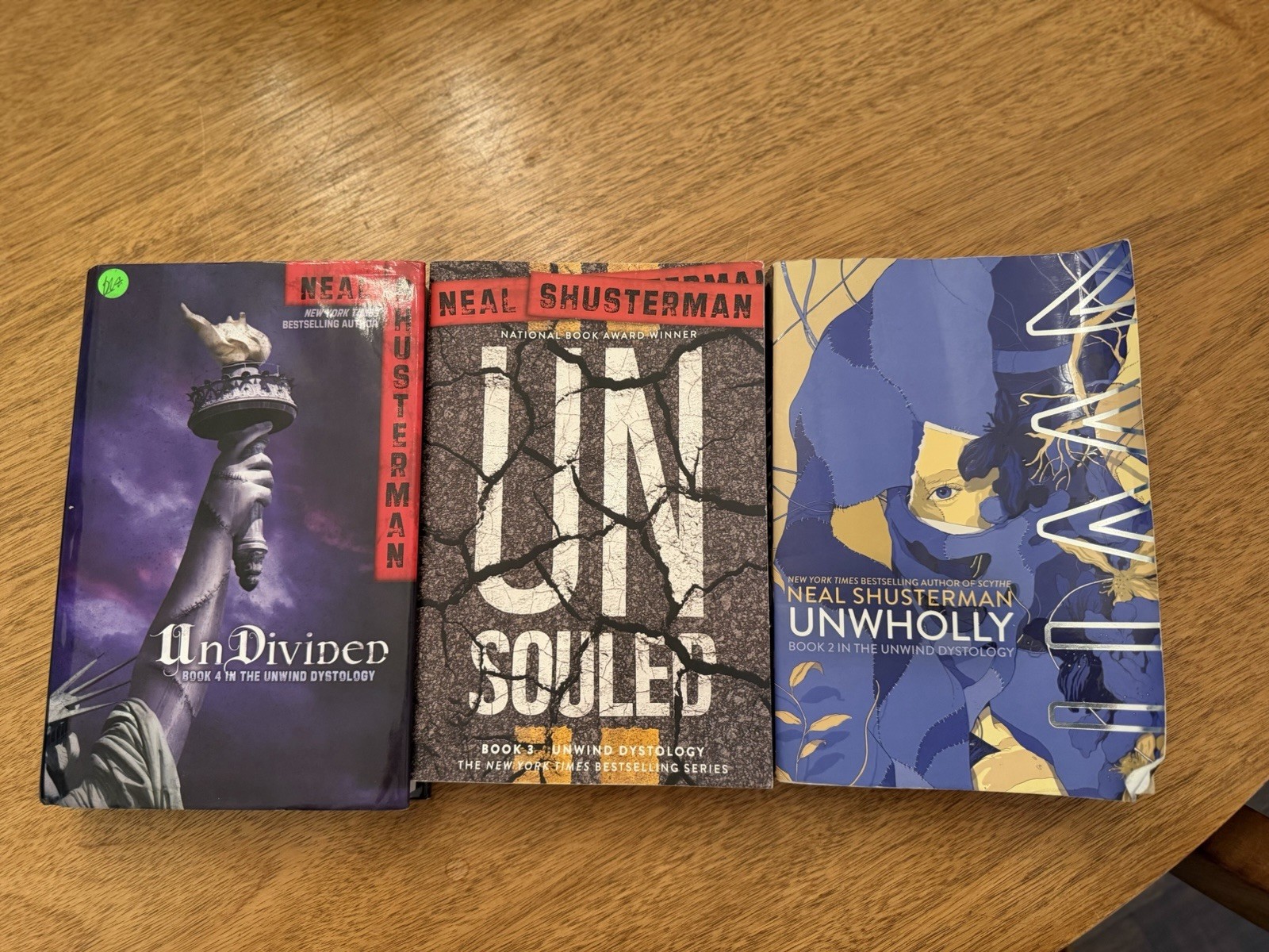 Unwholly, Unsouled, Undivided Books (Unwind dystology) Neal Shusterman