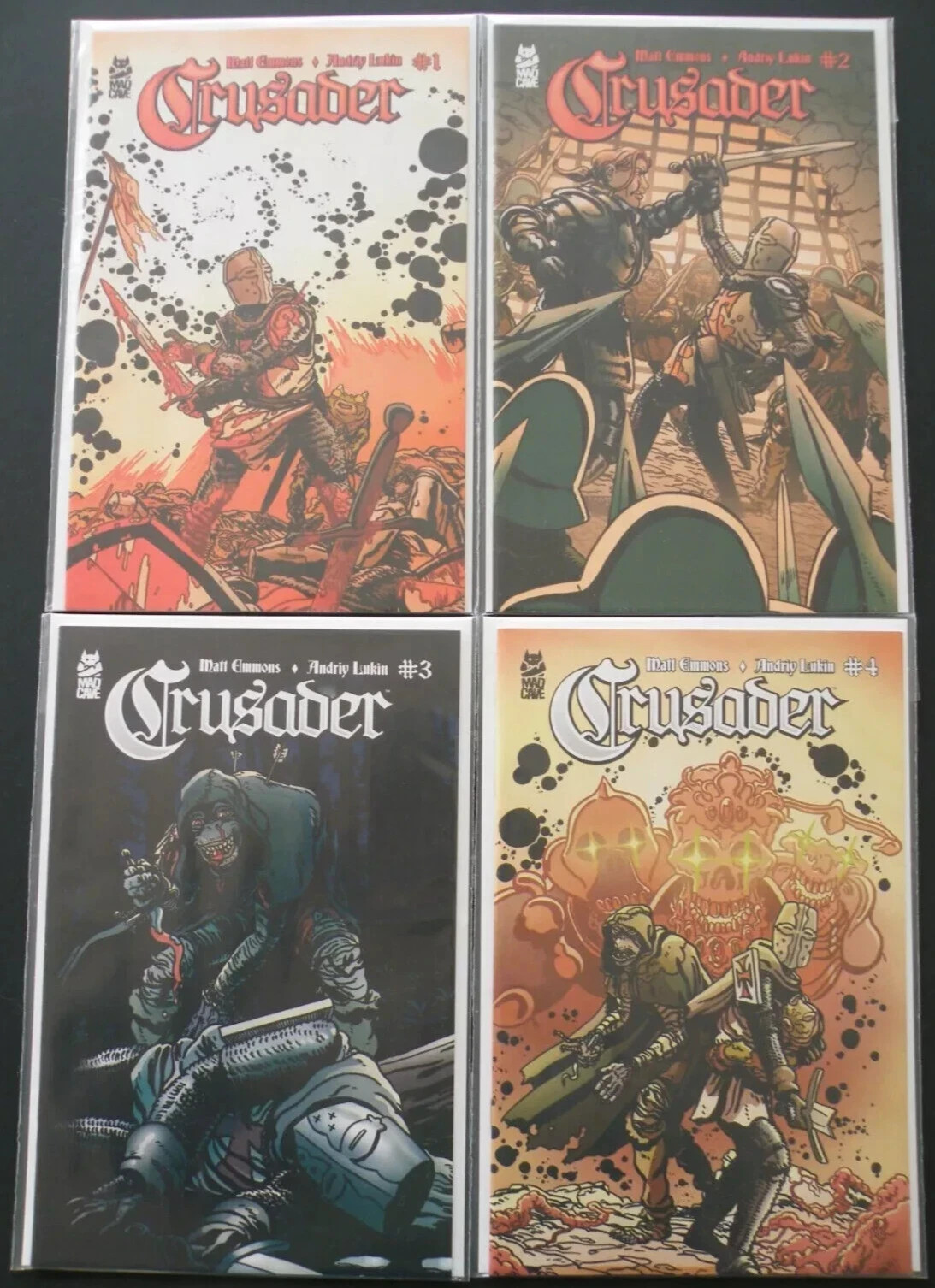 Crusader #1 – 4 (Mad Cave Comics) Set 1st Print Near Mint