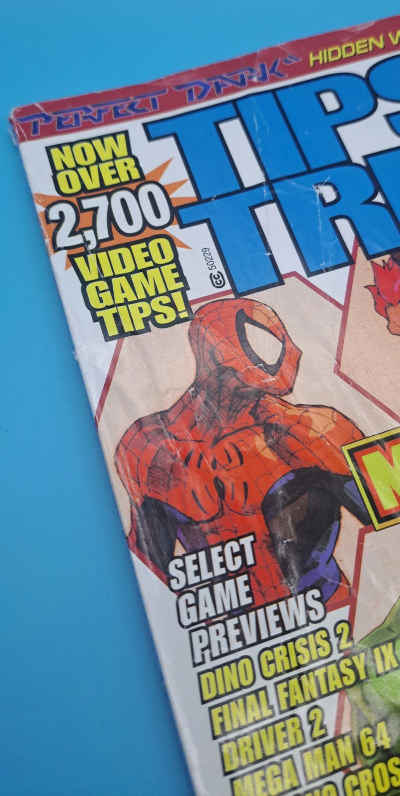TIPS & TRICKS MAGAZINE MARVEL VS CAPCOM 2 FRONT COVER #66 MVC2 Vintage MVC