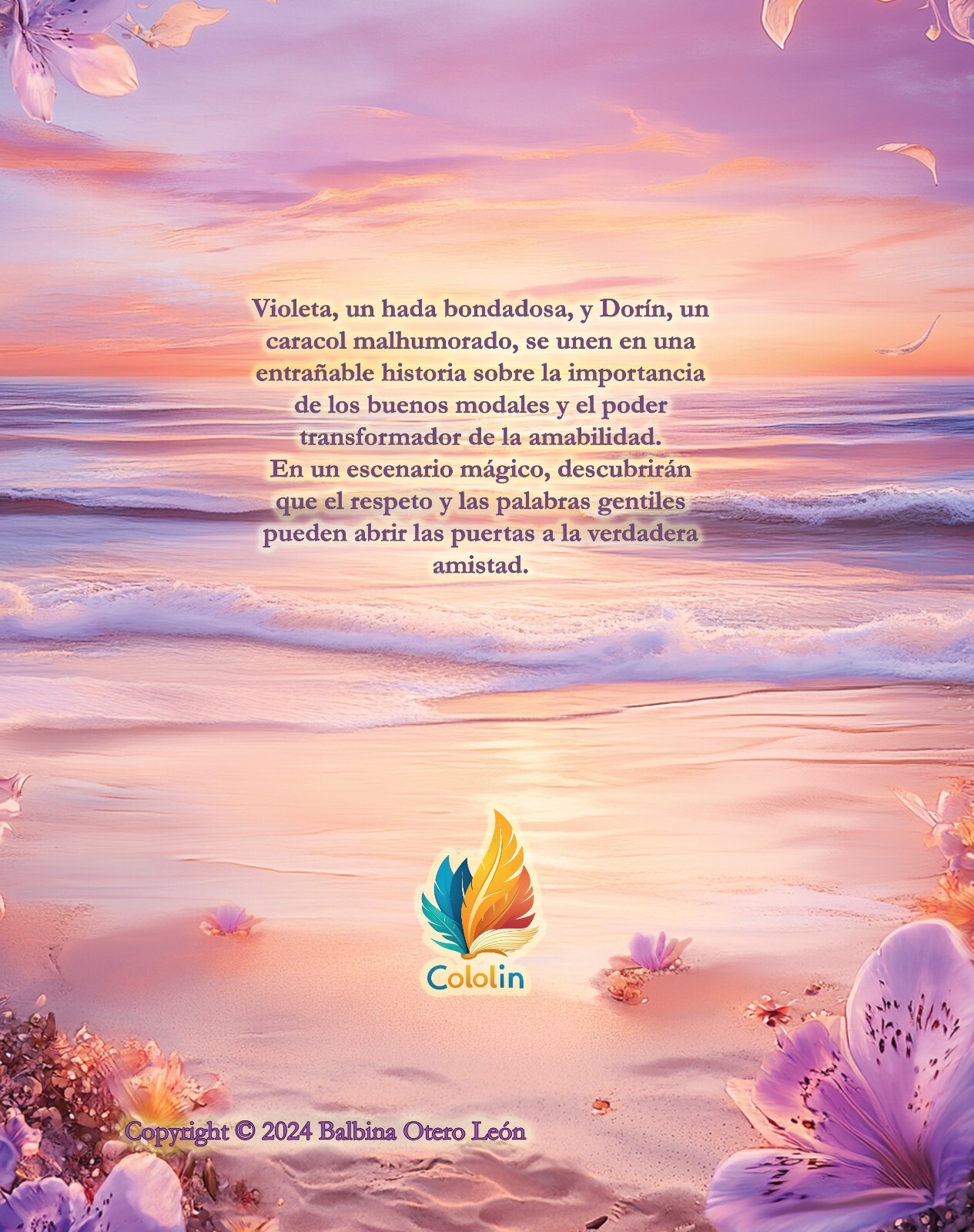 Libro (Ejemplar firmado) Violeta: el hada de la amistad– Colección Cololin