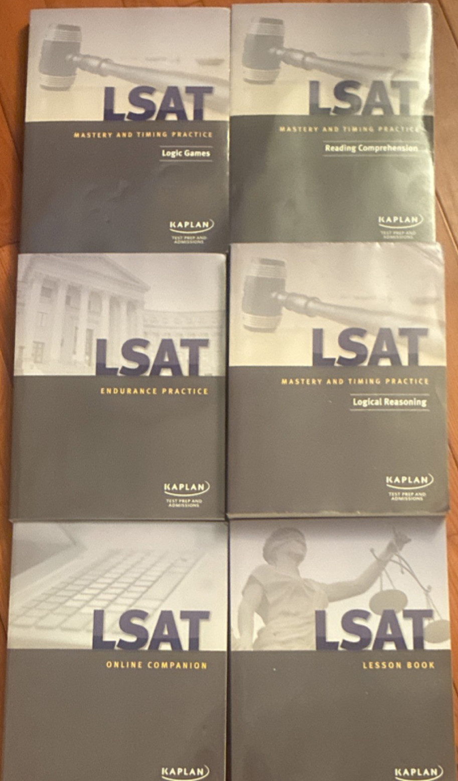 Kaplan LSAT Mastery and Timing Practice Study Guide Book Set, Advanced