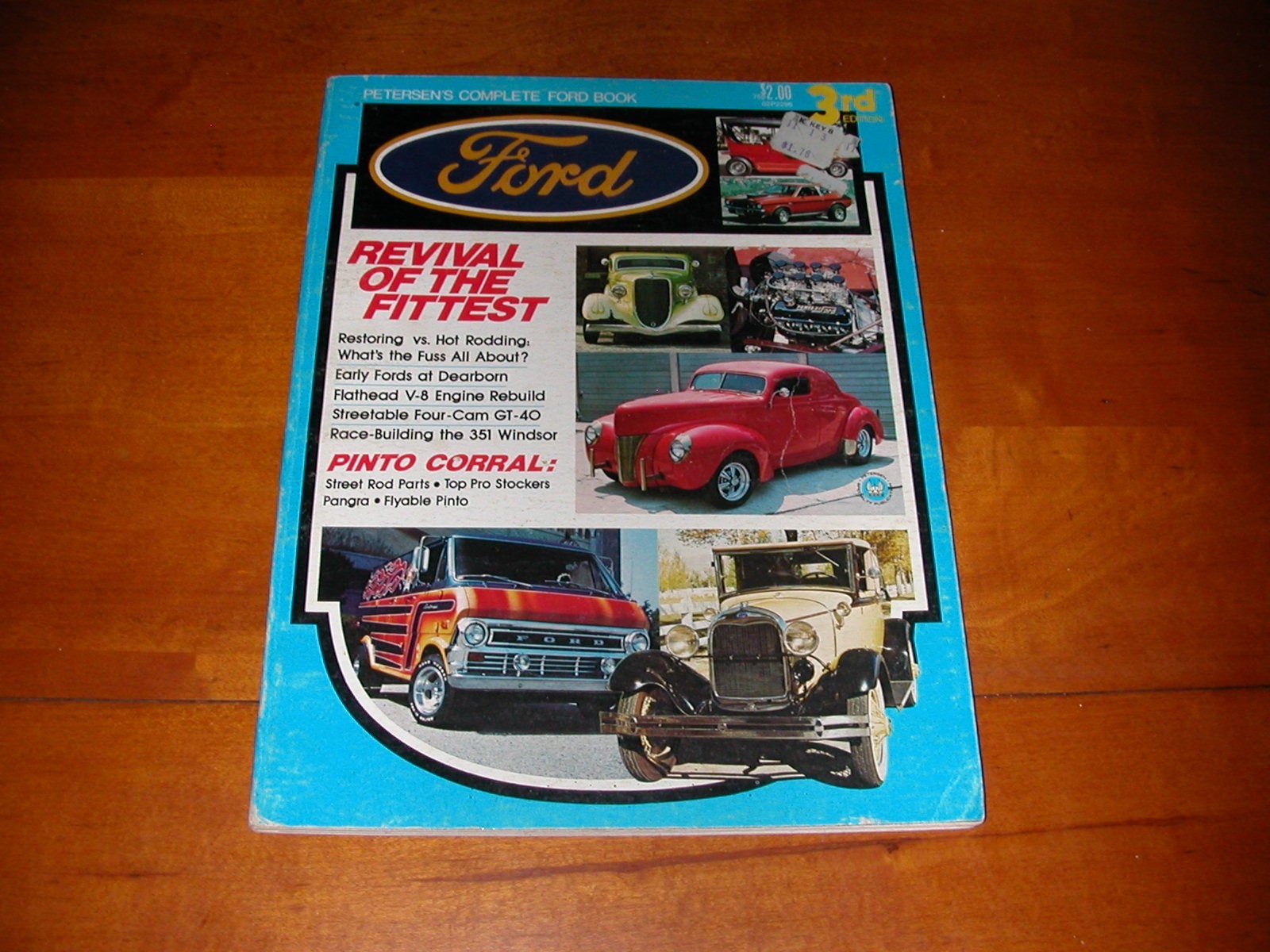1973 PETERSENS COMPLETE FORD BOOK REVIVAL OF THE FITTEST V8 289 302 351 3RD ED