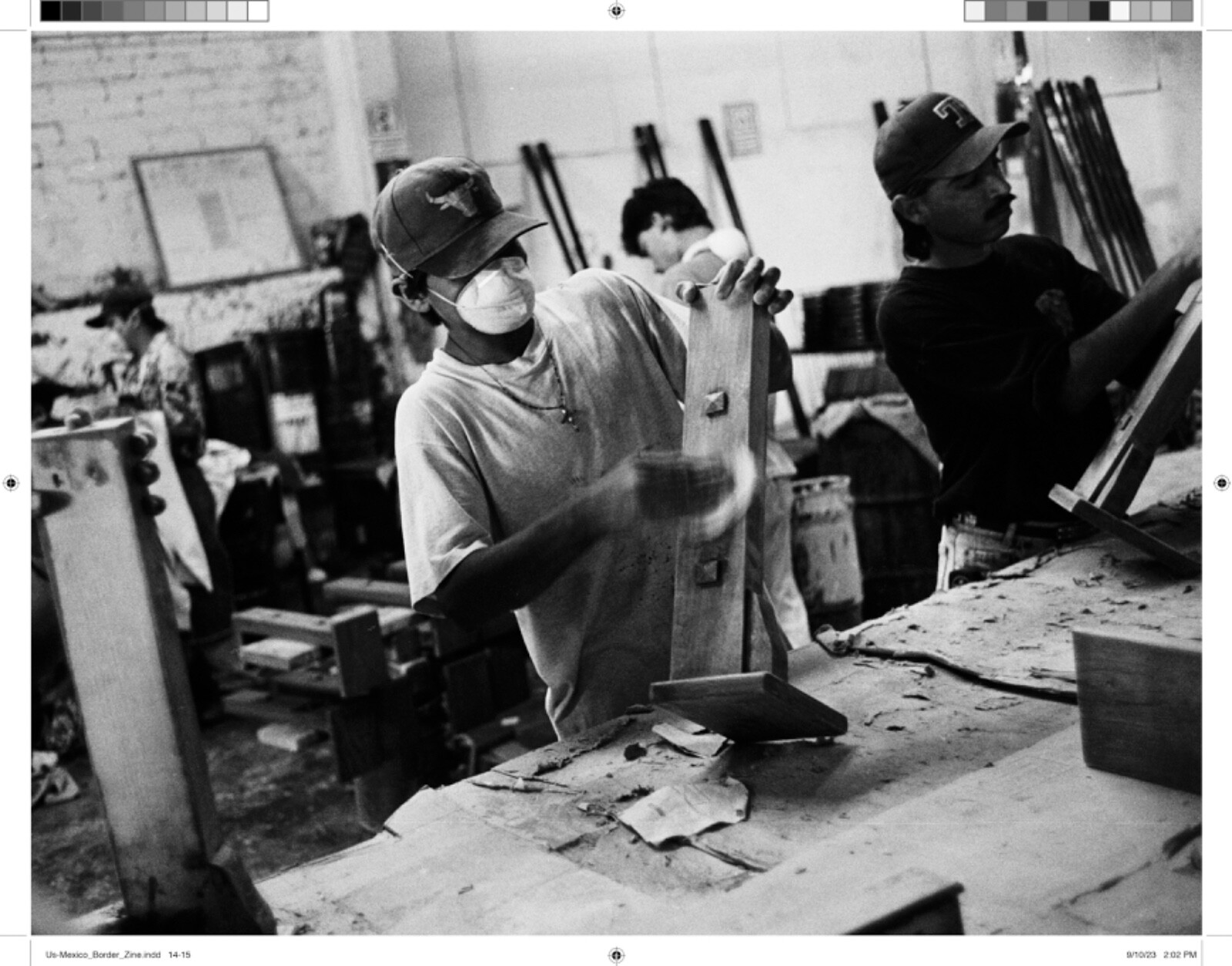 Stephen Shames -US-MEXICAN BORDER Zine – 28 pages – 5.5 x 8.5 inches BLM Zine