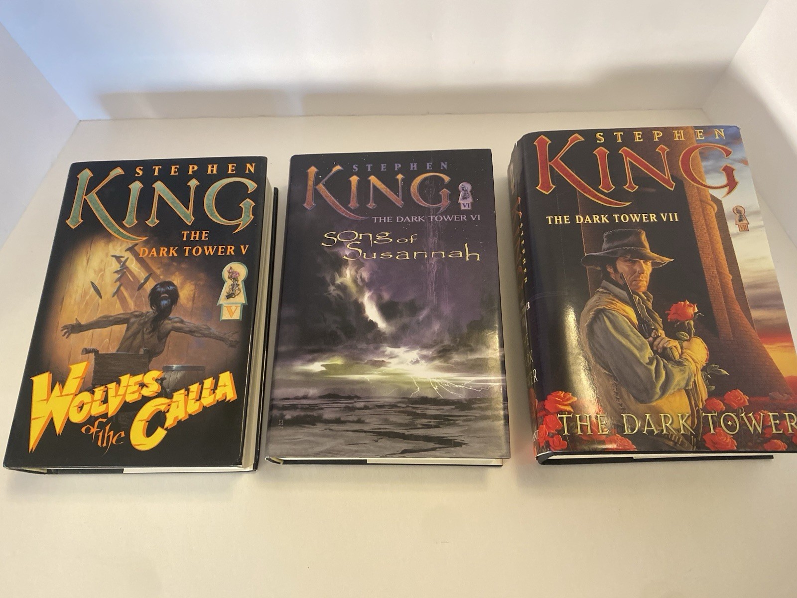 The Dark Tower Complete Set Series Stephen King 4 HC/DJ / 4 TPB! First Editions