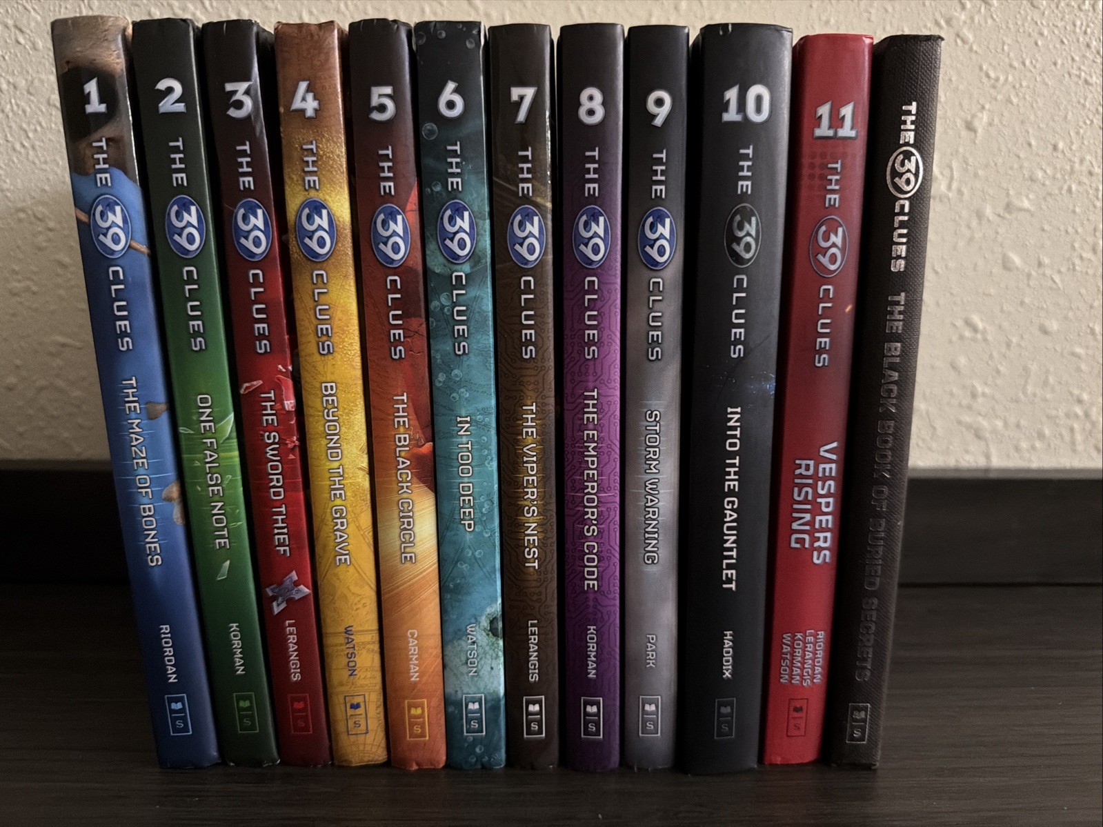 The 39 Clues Complete Series 1-11 with Cards + Black Book of Secrets Hardcover