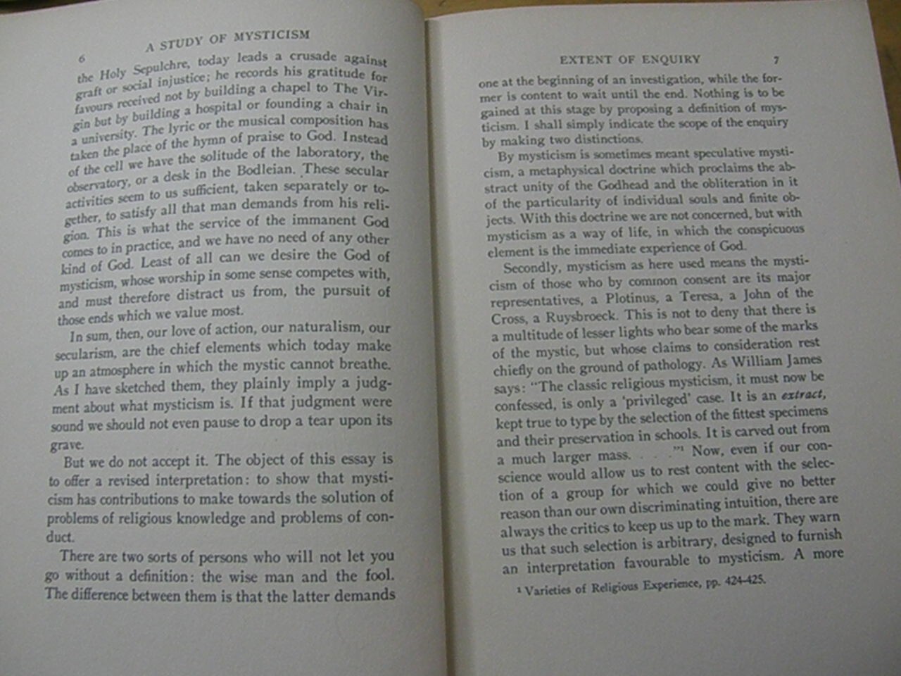 A Philosophical Study of Mysticism – Bennett 1923 MYSTIC PHILOSOPHY OCCULT RARE