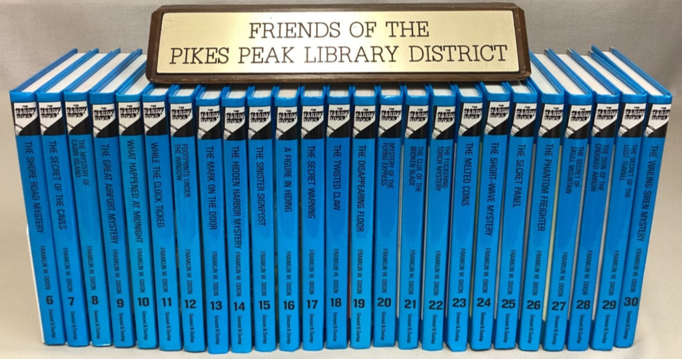 Lot of 25 THE HARDY BOYS FLASHLIGHT SERIES Hardcovers #6-30 Mostly LIKE NEW