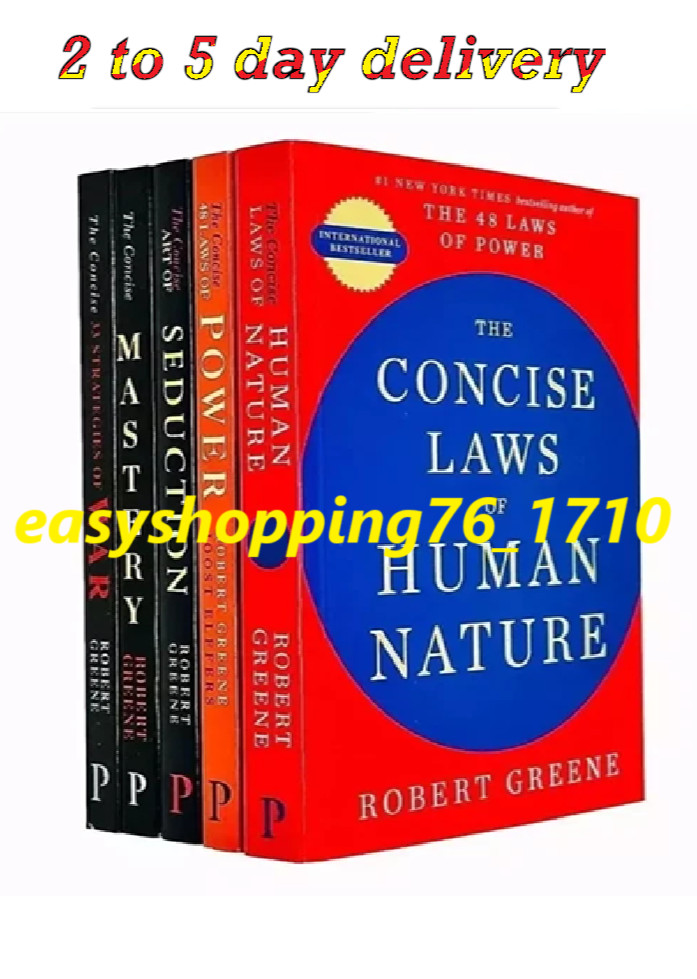 The Concise ROBERT GREENE 5 BOOK SET PAPERBACK SMALL SIZE FREE SHIP USA ITEM….