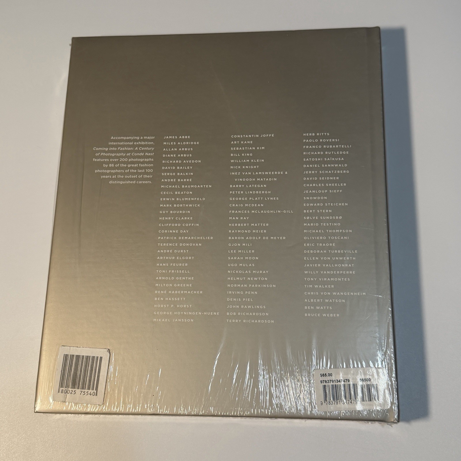Coming Into Fashion A Century of Photography At Conde Nast Hardcover SEALED