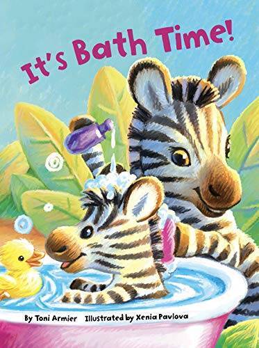 Its Bath Time – Little Hippo Books – Childrens Padded Board Bo – VERY GOOD