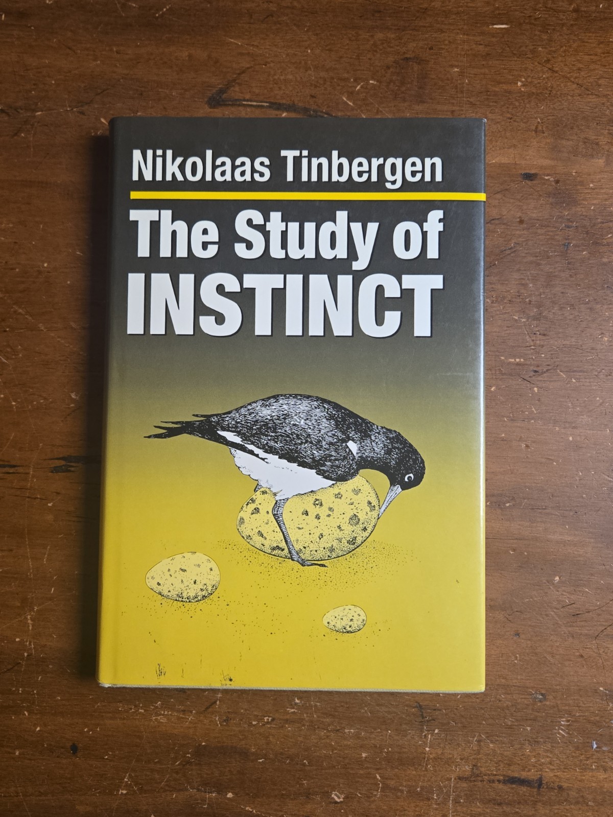 The Study of Instinct by Nikolaas Tinbergen – 1989, Hard Cover