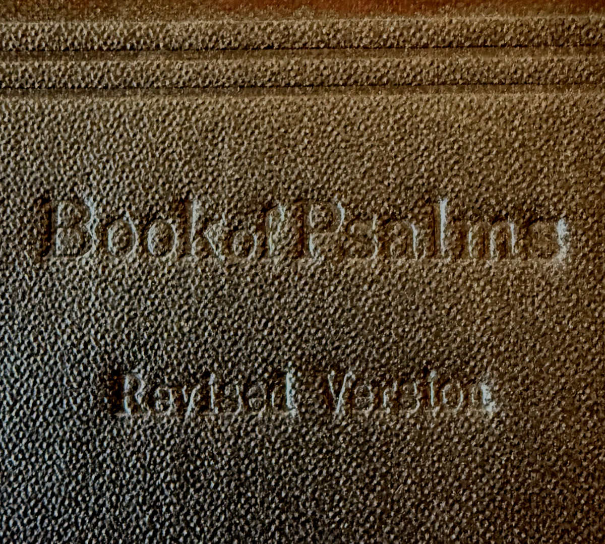 1901 Antique 4″ Book of Psalms revised ASV American Bible Society debossed cover