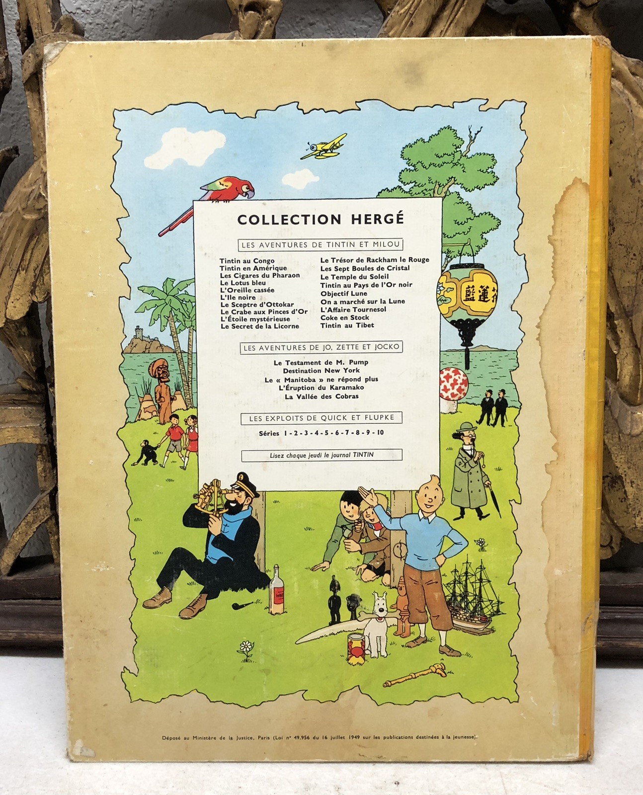 Les Aventures de TinTin – Le Temple du Soleil- HERGE 1949 Casterman