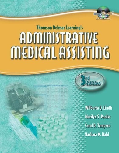 Delmars Administrative Medica – VERY GOOD