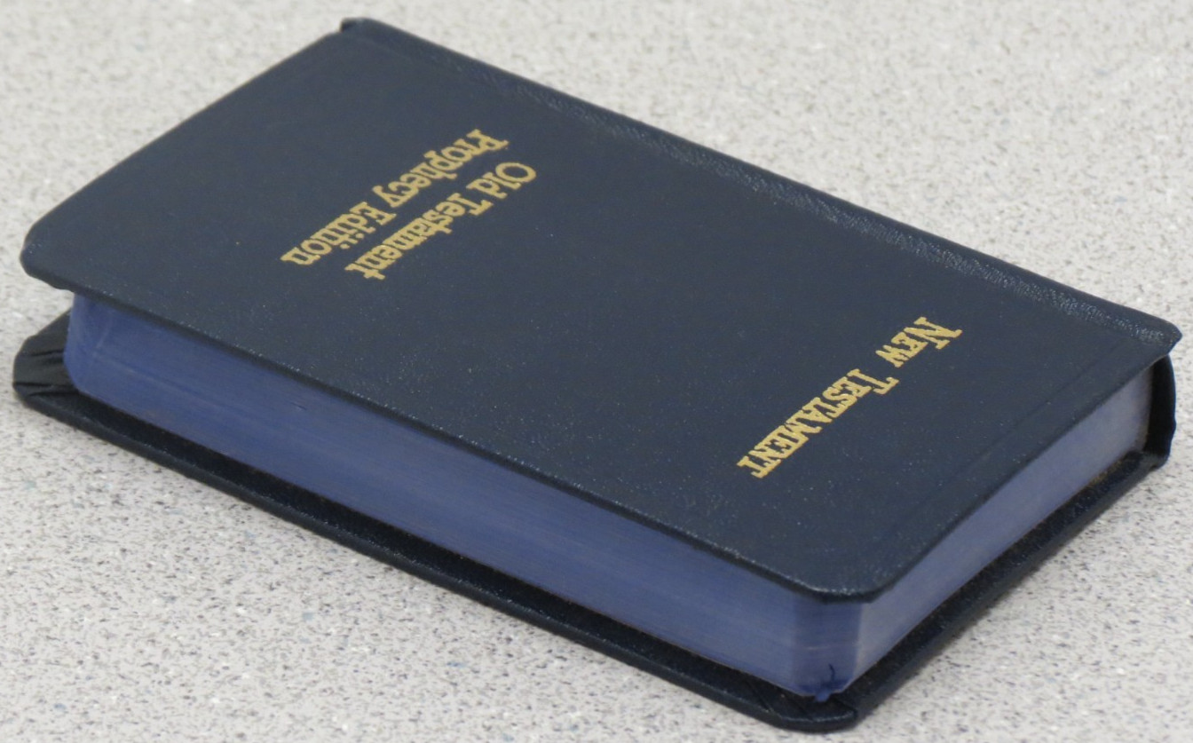 New Testament – Old Testament Prophecy Edition – hardcover – Very nice