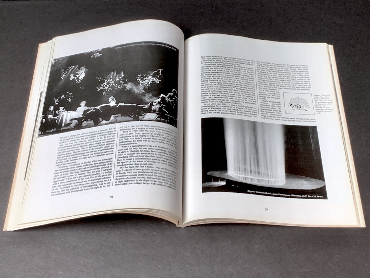 The Secret of Theatrical Space – Josef Svoboda – First Printing – Softcover