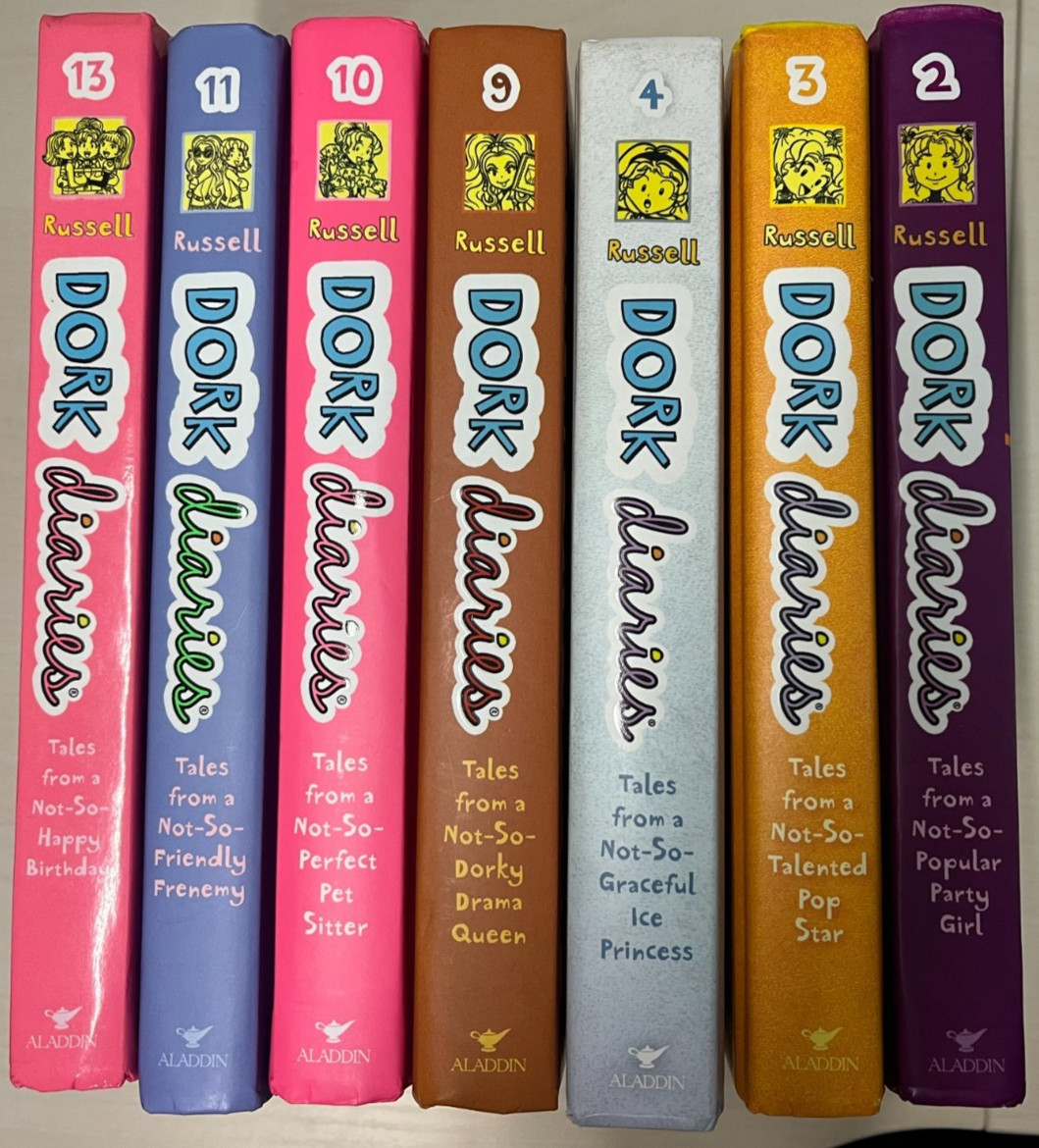 Dork Diaries Hardcover Book Lot – Popular Middle Grade Series by Rachel Russell