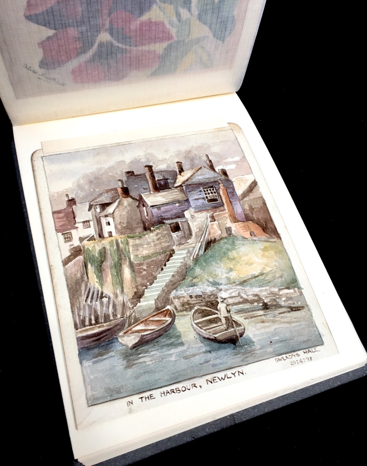 Antique 1910s Personal Artist Sketch Book / Art Album / Diary / Lots of Drawings