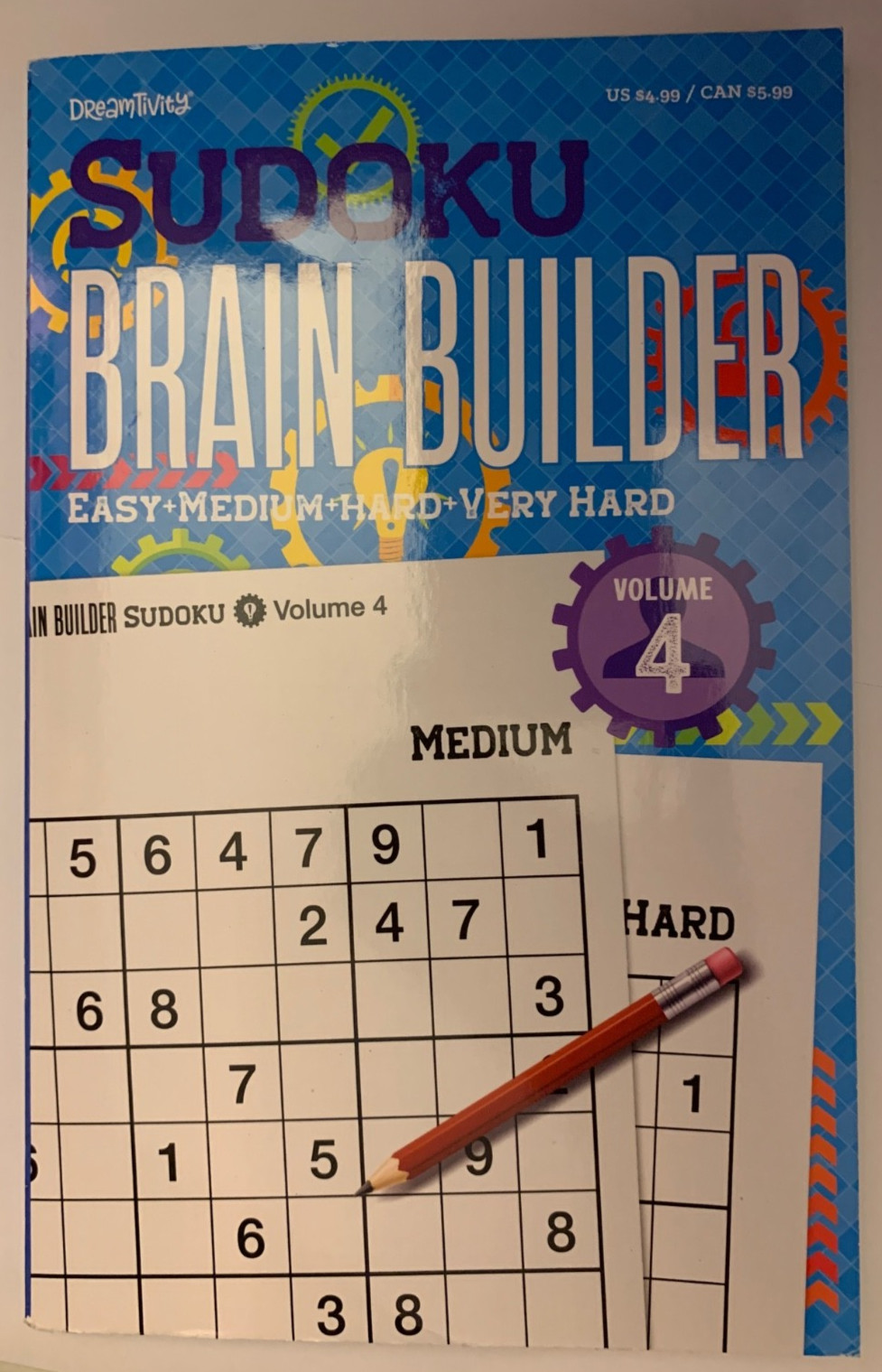 Dreamtivity Sudoku Brain Builder Vol. 4 Travel size